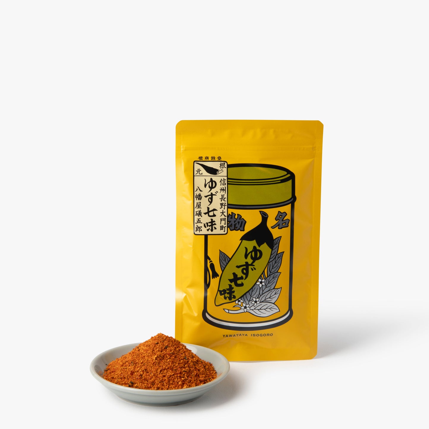 Mezcla de 7 especias shichimi con yuzu en bolsita ⋅ Yawataya Isogoro ⋅ 30g