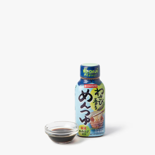 Sauce pour nouilles mentsuyu au wasabi concentrée ⋅ Daisho ⋅ 180g