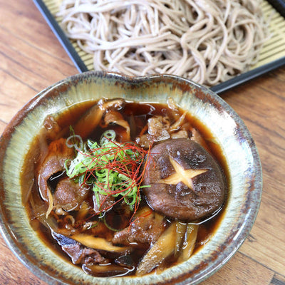 Soba nach Sukiyaki-Art