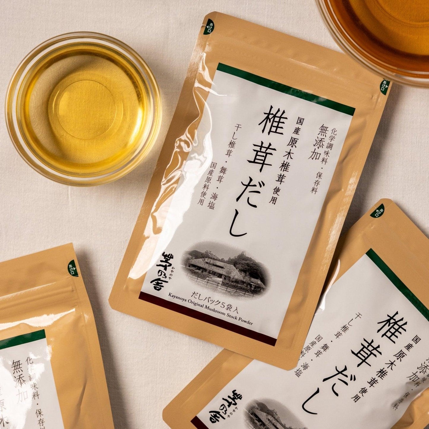 Dashi broth with shiitake 5 sachets - 30g - Kayanoya -iRASSHAi