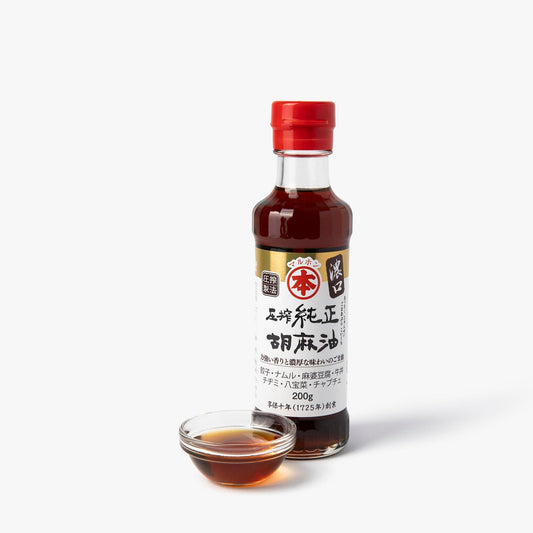 Intense roasted black sesame oil ⋅ Maruhon ⋅ 200g