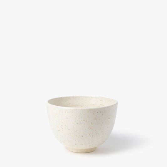 White enamelled Raku bowl Ø 125mm ⋅ Touga