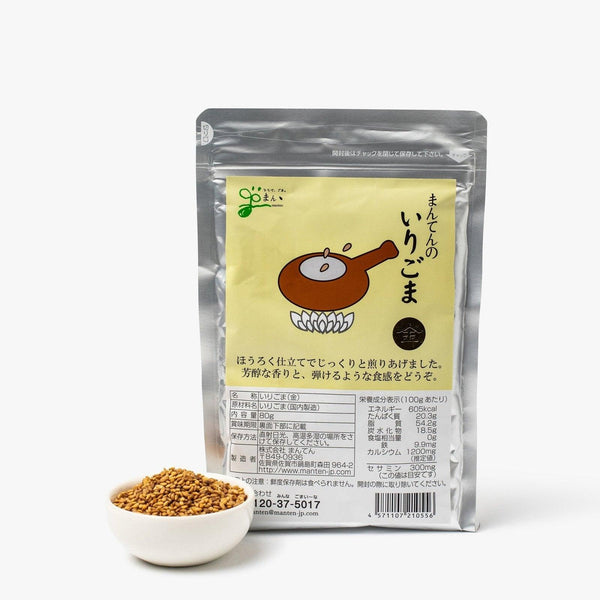 Roasted golden sesame seeds ⋅ Manten ⋅ 80g