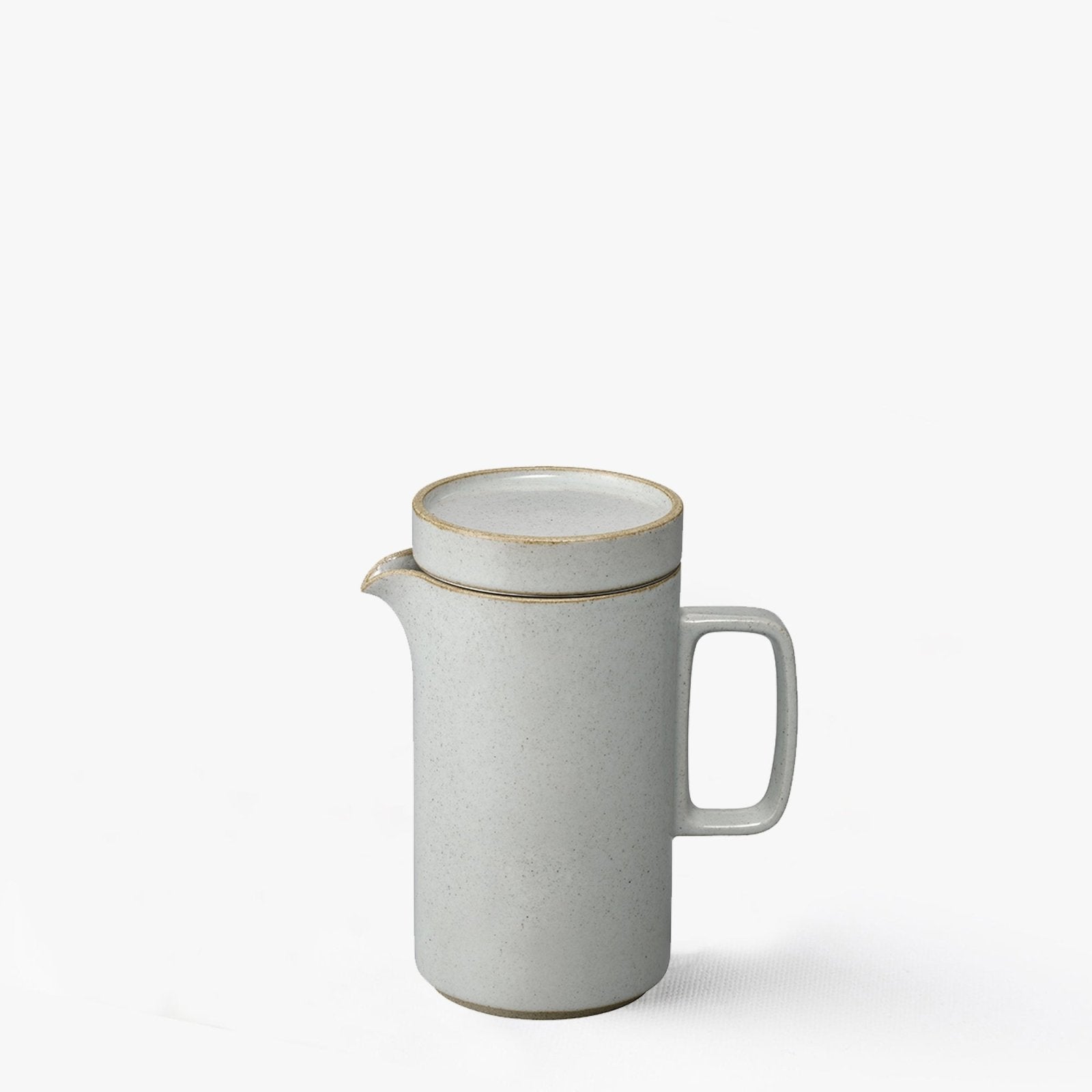 High teapot Grey enamel Ø 85mm - Hasami Porcelain - iRASSHAi