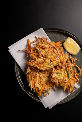 Buñuelos de verduras al tempura