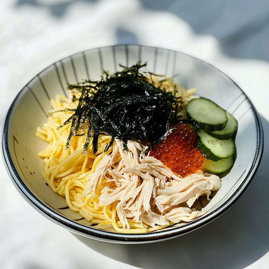 Recette Hiyashi chûka ramen