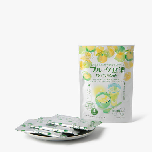 Polvo para bebida de yuzu fermentado estilo Amazake ⋅ Fuji Shokuhin ⋅ 60g