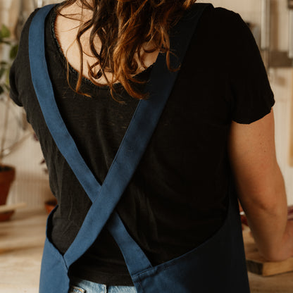Delantal de cocina azul iRASSHAi ⋅ iRASSHAi