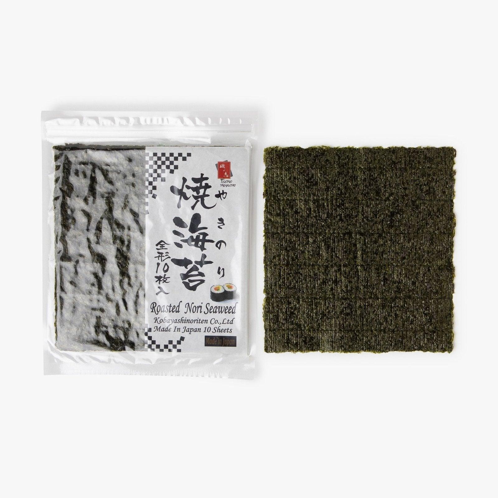 Hojas de alga nori tostadas - 30g - Kobayashi Noriten - iRASSHAi