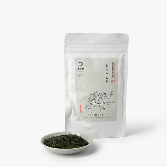 Tè sencha Okumidori di Kagoshima di qualità superiore ⋅ Tè Rokubei ⋅ 100g