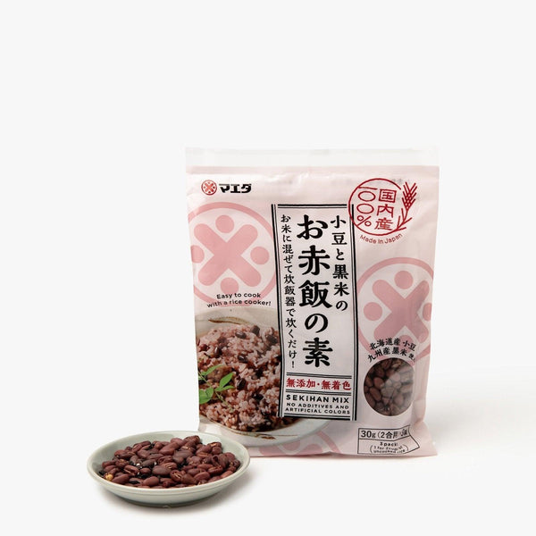 Zwarte rijst en rode bonenmix voor sekihan ⋅ Maeda ⋅ 90g