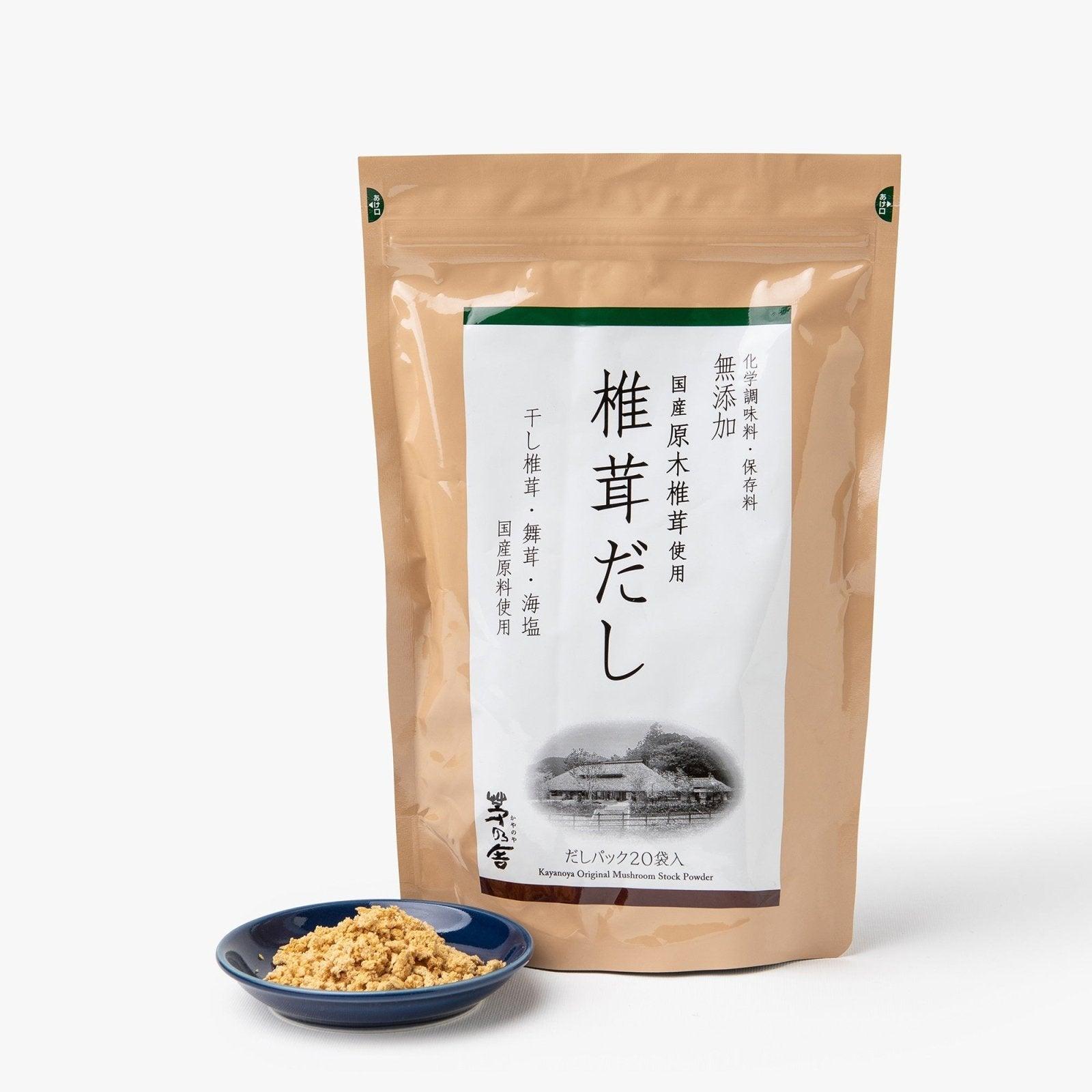 Caldo Dashi com shiitake 20 saquetas - 120g - Kayanoya - iRASSHAi