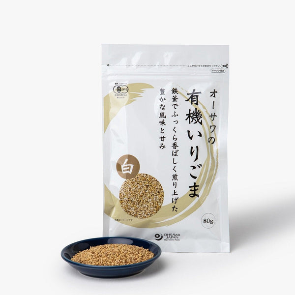 Sementes de sésamo brancas torradas ⋅ Ohsawa ⋅ 80g